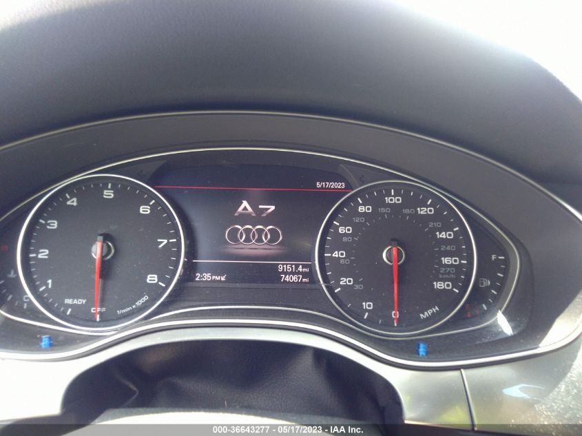 2016 AUDI A7 3.0 PRESTIGE WAU2GAFC7GN002799