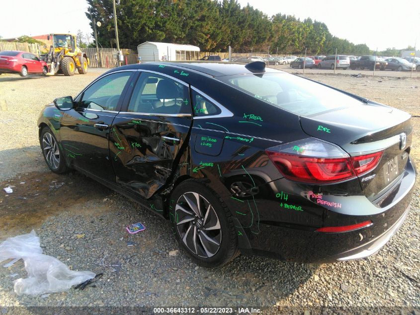 2019 HONDA INSIGHT TOURING 19XZE4F93KE016662