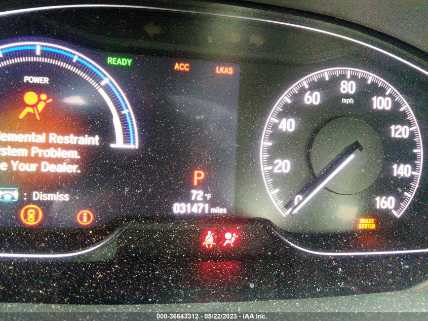2019 HONDA INSIGHT TOURING 19XZE4F93KE016662
