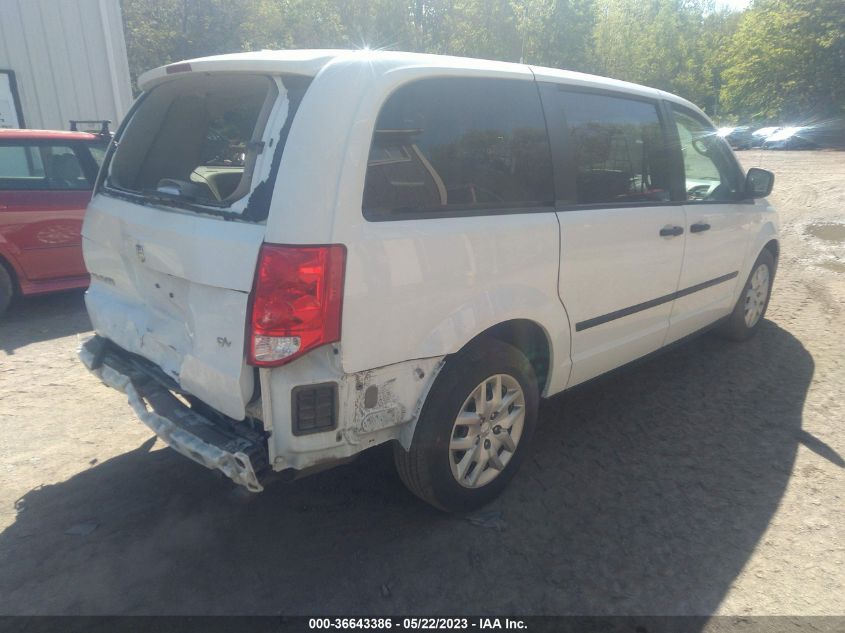 2015 RAM CARGO VAN TRADESMAN 2C4JRGAG6FR575717
