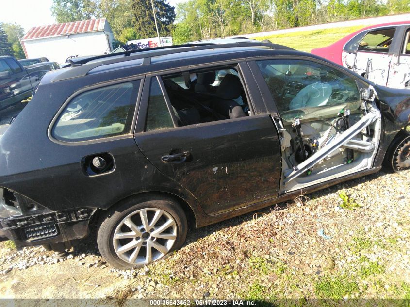 2013 VOLKSWAGEN JETTA SPORTWAGEN S - 3VWPP7AJ0DM620874