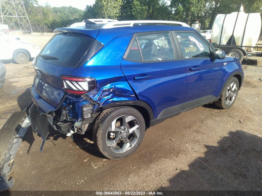 2022 HYUNDAI VENUE LIMITED - KMHRC8A32NU202954