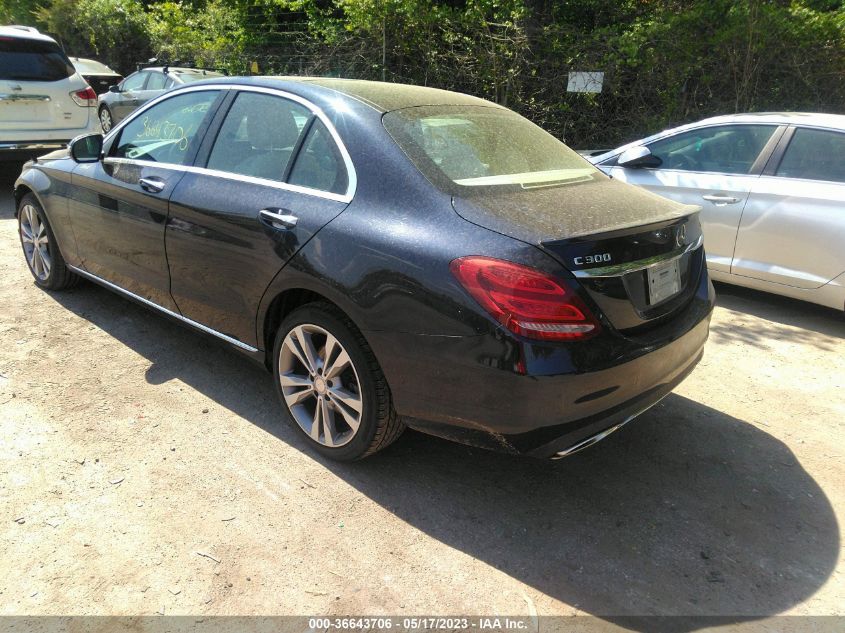 2017 MERCEDES-BENZ C-CLASS C 300 - 55SWF4KB5HU202326