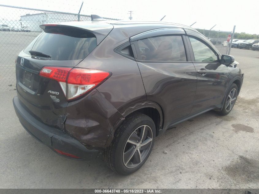 2022 HONDA HR-V EX - 3CZRU6H56NM716608