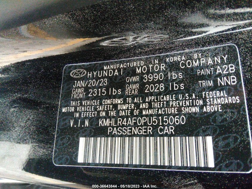 2023 HYUNDAI ELANTRA N LINE - KMHLR4AF0PU515060