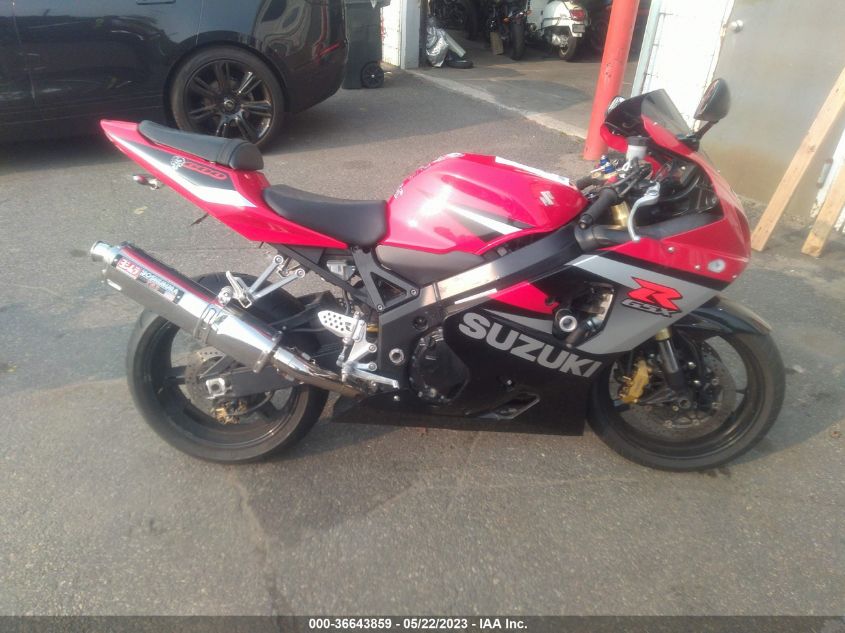 2005 SUZUKI GSX-R600 K - JS1GN7CA752108795