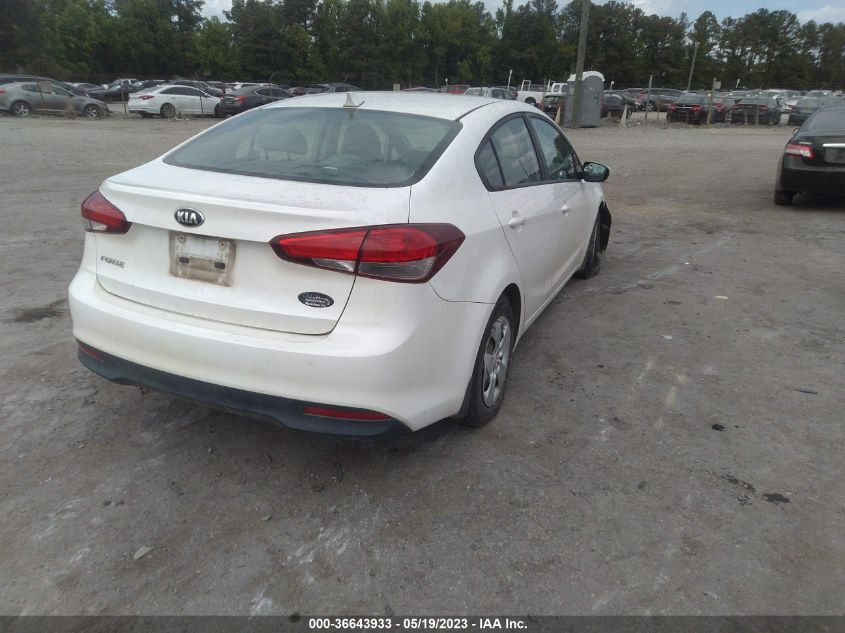 2017 KIA FORTE LX - 3KPFL4A72HE036487