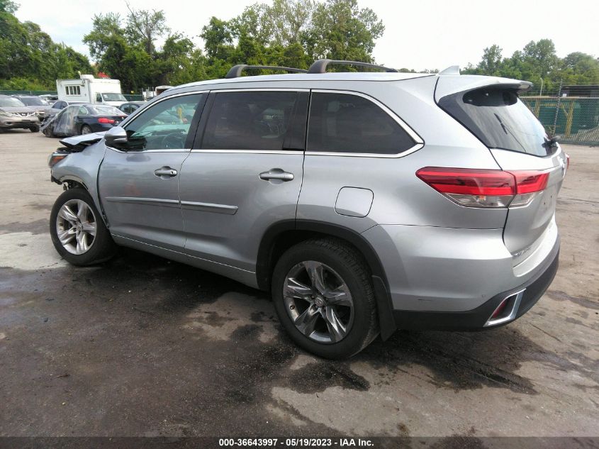 2017 TOYOTA HIGHLANDER LIMITED - 5TDDZRFH7HS378320