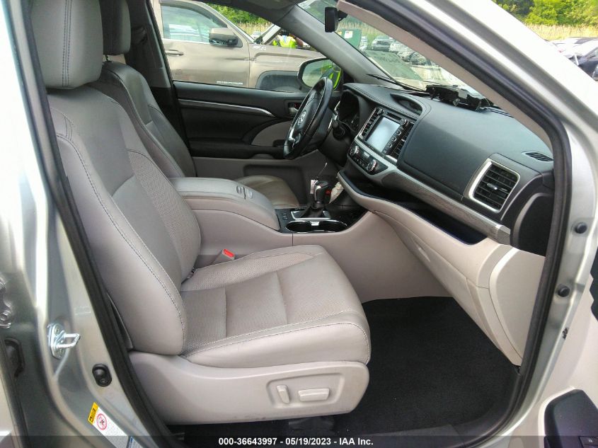 2017 TOYOTA HIGHLANDER LIMITED - 5TDDZRFH7HS378320