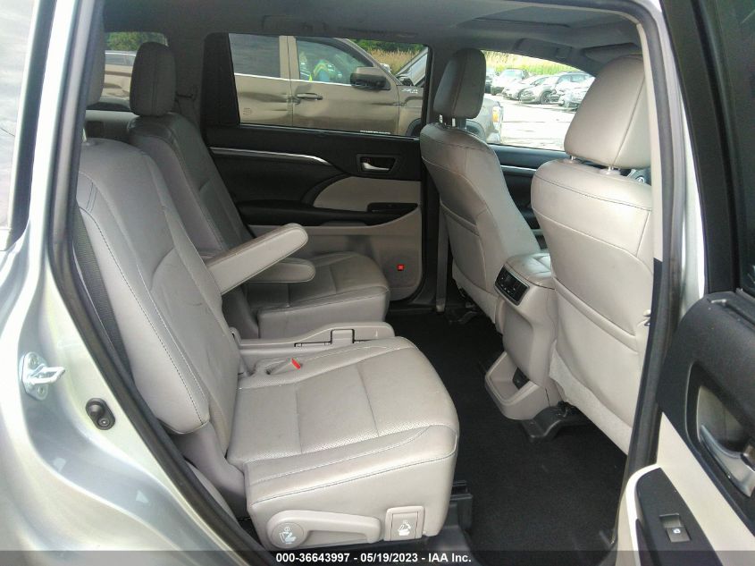 2017 TOYOTA HIGHLANDER LIMITED - 5TDDZRFH7HS378320