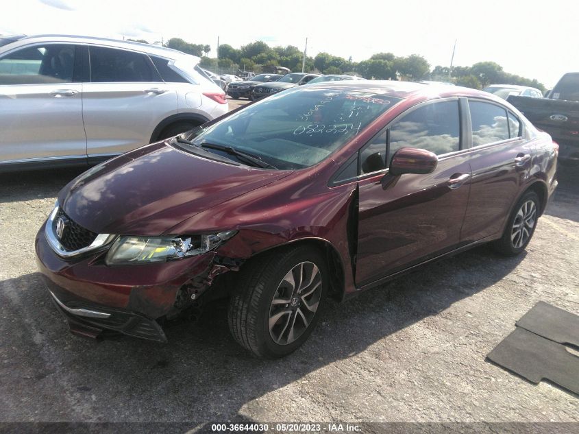 2014 HONDA CIVIC SEDAN EX - 19XFB2F87EE082224