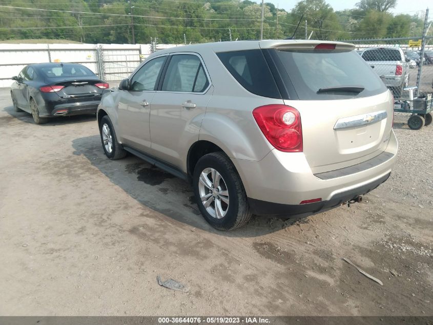 2013 CHEVROLET EQUINOX LS - 2GNALBEK3D6376181