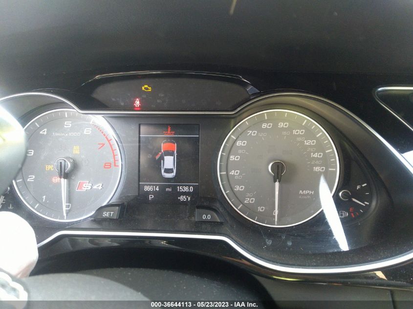 2014 AUDI S4 PREMIUM PLUS WAUBGAFL7EA164842