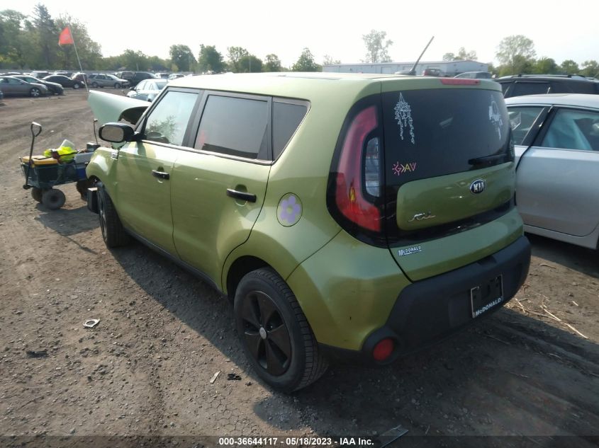2016 KIA SOUL BASE - KNDJN2A28G7844919
