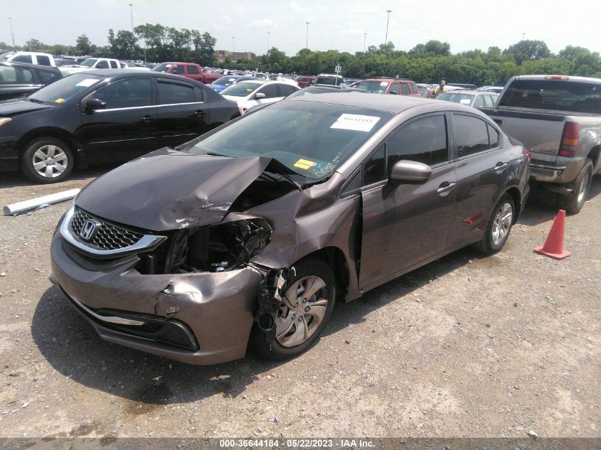 2014 HONDA CIVIC SEDAN LX - 19XFB2F57EE042635