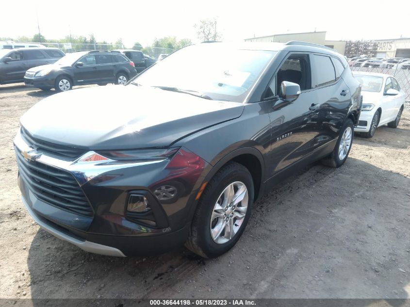 2022 CHEVROLET BLAZER LT - 3GNKBCR48NS236610