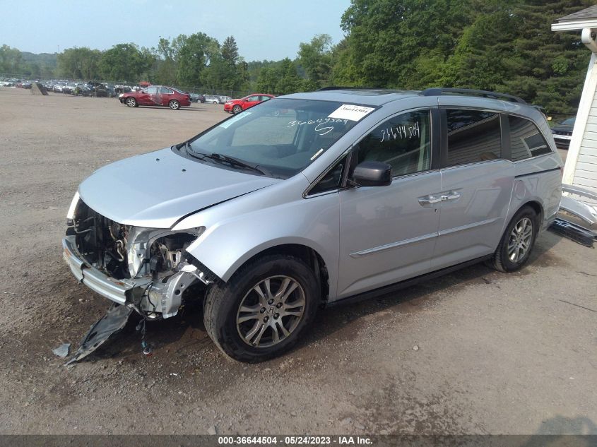 2013 HONDA ODYSSEY EX-L - 5FNRL5H60DB019790