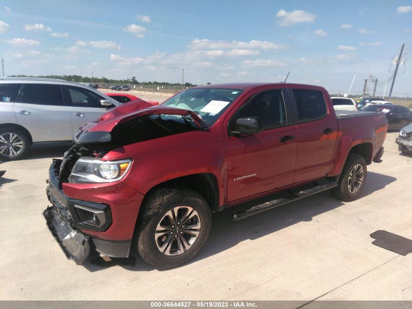 2021 CHEVROLET COLORADO 2WD Z71 - 1GCGSDEN7M1195762