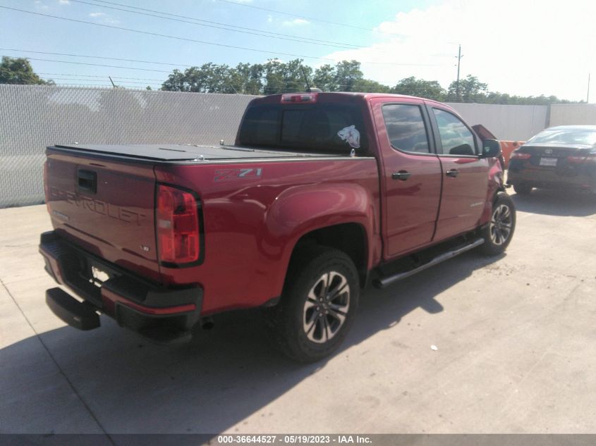 2021 CHEVROLET COLORADO 2WD Z71 - 1GCGSDEN7M1195762