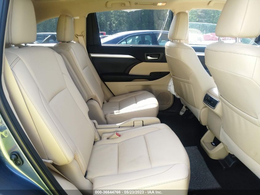 2019 TOYOTA HIGHLANDER XLE - 5TDKZRFH1KS325868