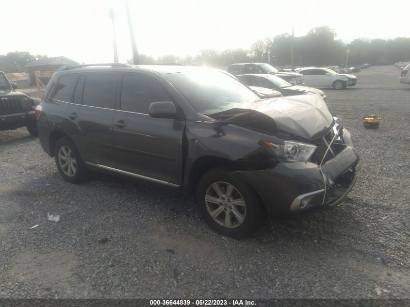 2013 TOYOTA HIGHLANDER - 5TDZK3EH9DS126796