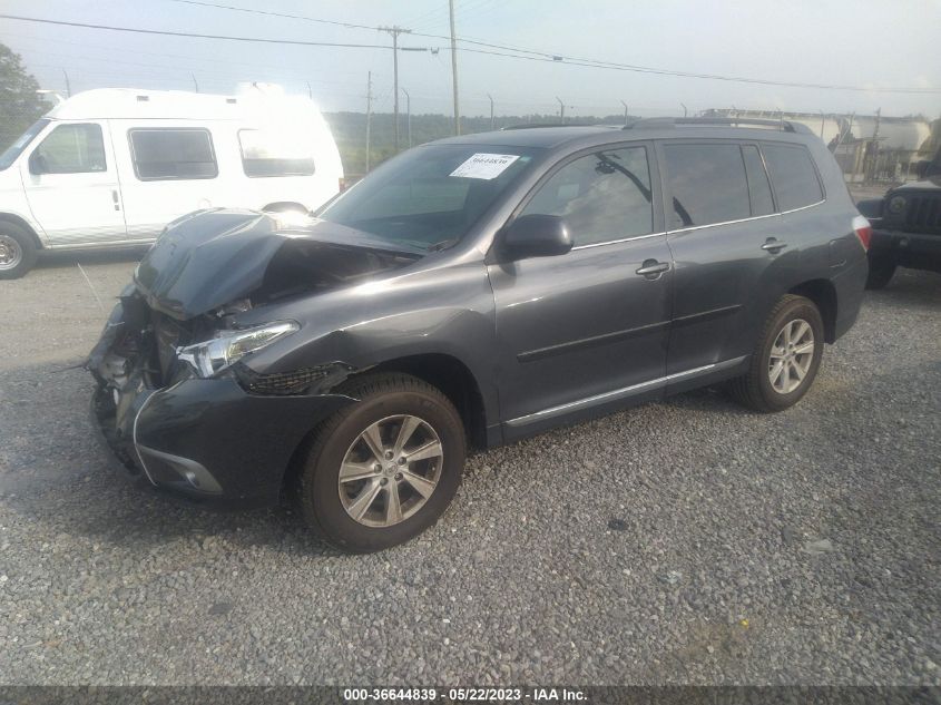 2013 TOYOTA HIGHLANDER - 5TDZK3EH9DS126796