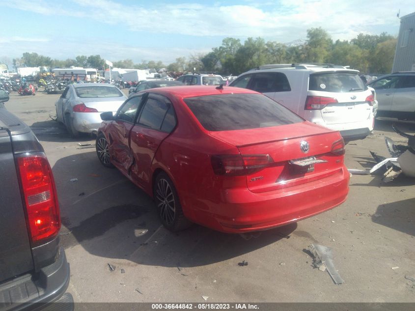 2016 VOLKSWAGEN JETTA SEDAN 1.8T SPORT - 3VWD17AJ8GM338961