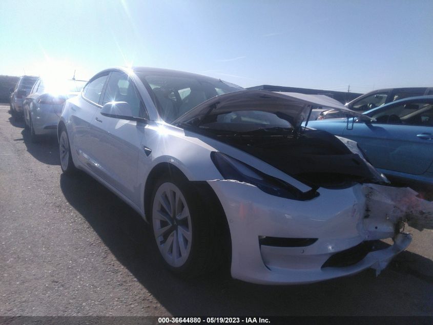 2022 TESLA MODEL 3 - 5YJ3E1EA1NF342233