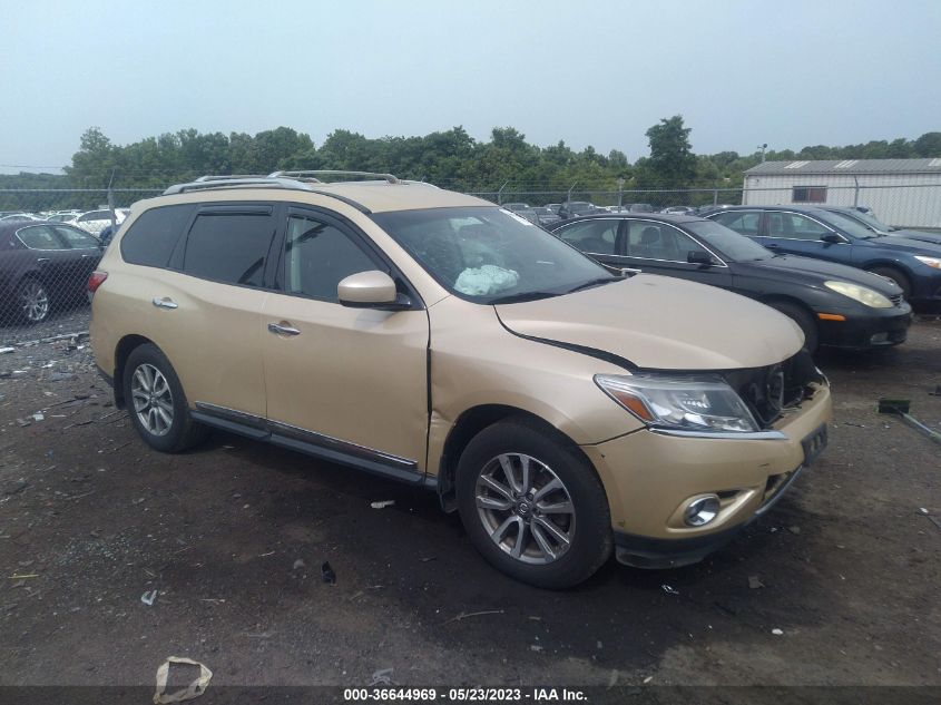 2013 NISSAN PATHFINDER SL - 5N1AR2MM5DC606915