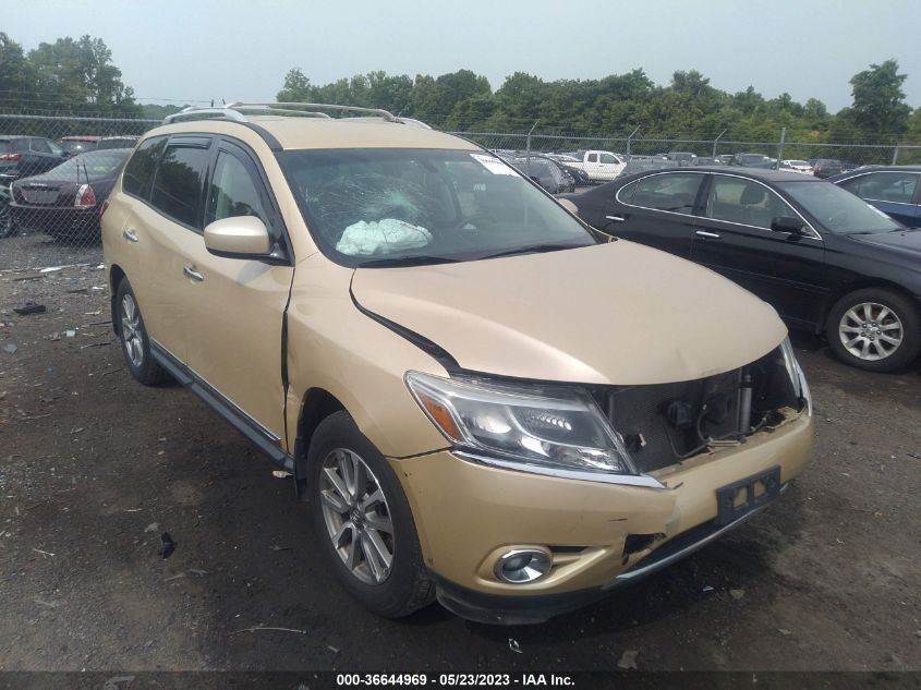 2013 NISSAN PATHFINDER SL - 5N1AR2MM5DC606915
