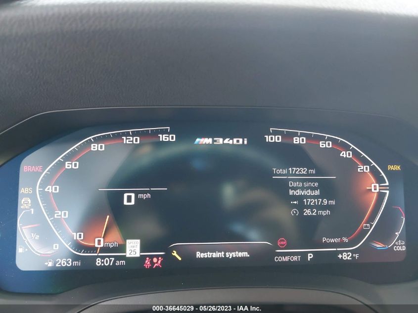 2022 BMW 3 SERIES M340I - 3MW5U7J00N8C31914