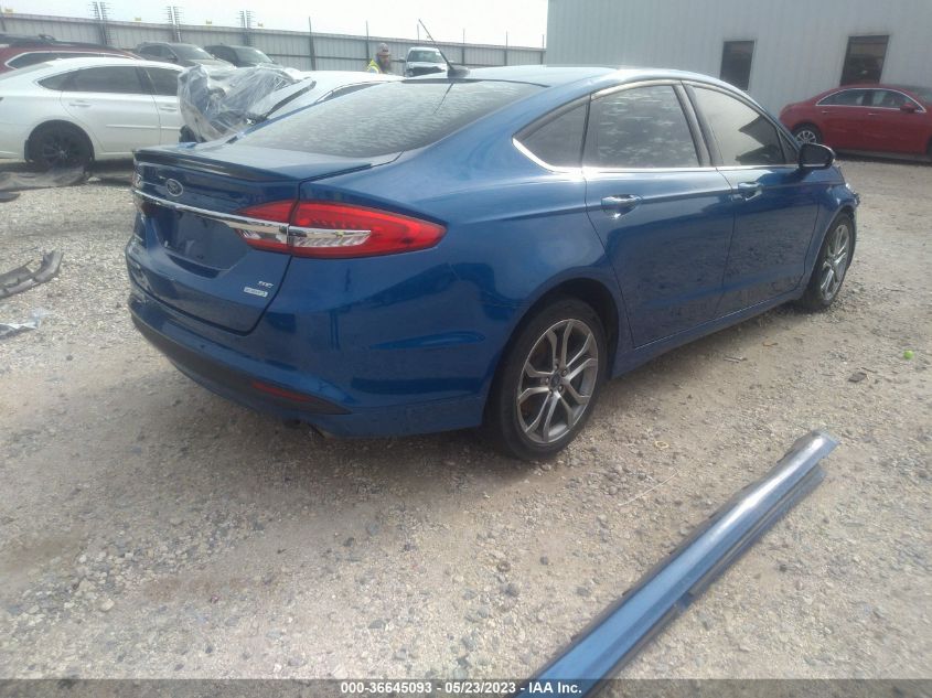 2017 FORD FUSION SE - 3FA6P0HD7HR392702