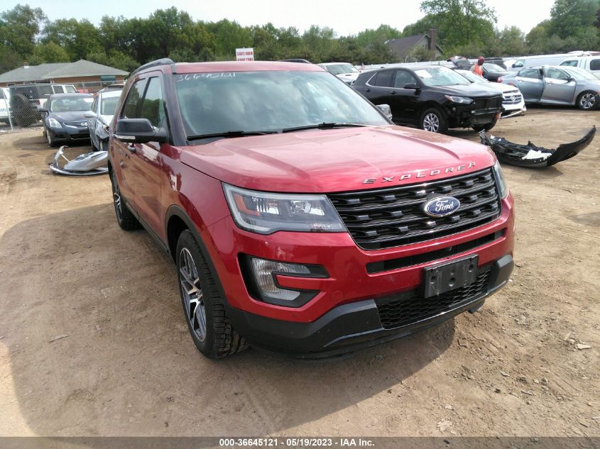 2016 FORD EXPLORER SPORT - 1FM5K8GT8GGB62339