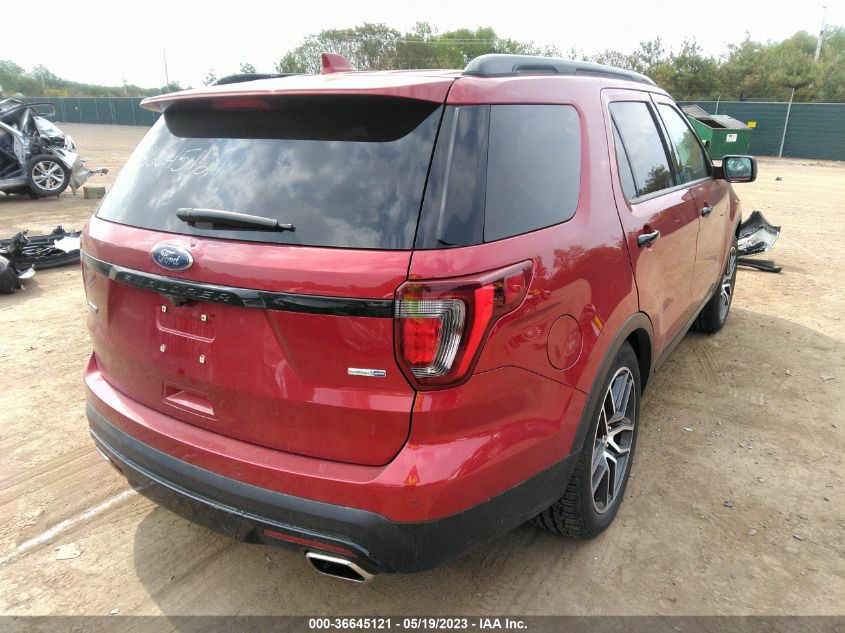 2016 FORD EXPLORER SPORT - 1FM5K8GT8GGB62339
