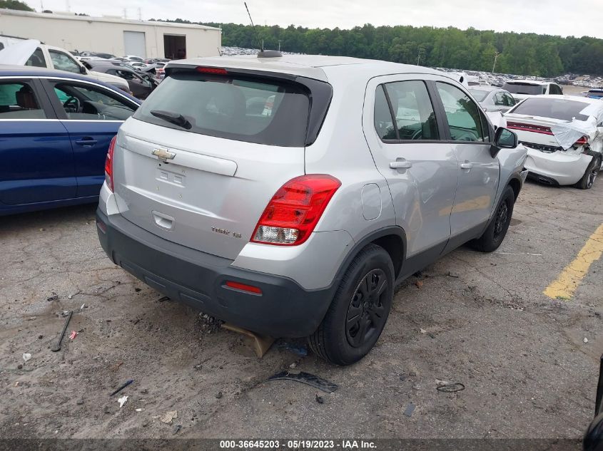 2015 CHEVROLET TRAX LS - KL7CJKSB3FB088346