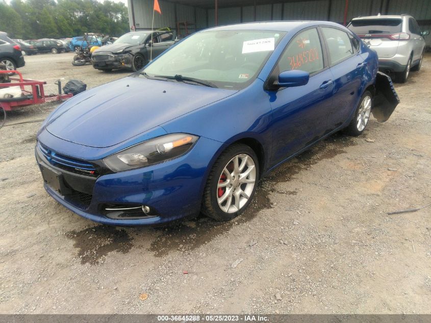 2013 DODGE DART RALLYE - 1C3CDFBH8DD107176