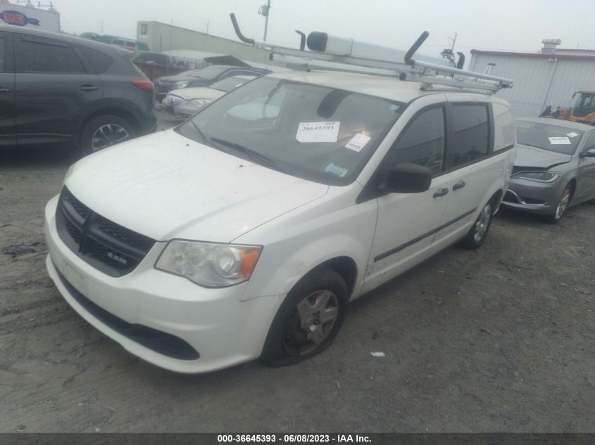 2013 RAM CARGO VAN TRADESMAN 2C4JRGAGXDR658659