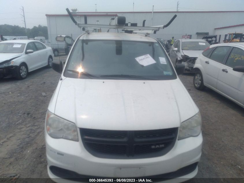 2013 RAM CARGO VAN TRADESMAN 2C4JRGAGXDR658659