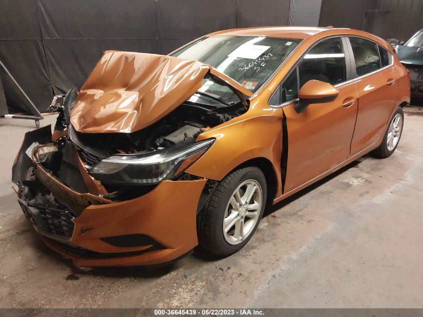2017 CHEVROLET CRUZE LT - 3G1BE6SM7HS615963