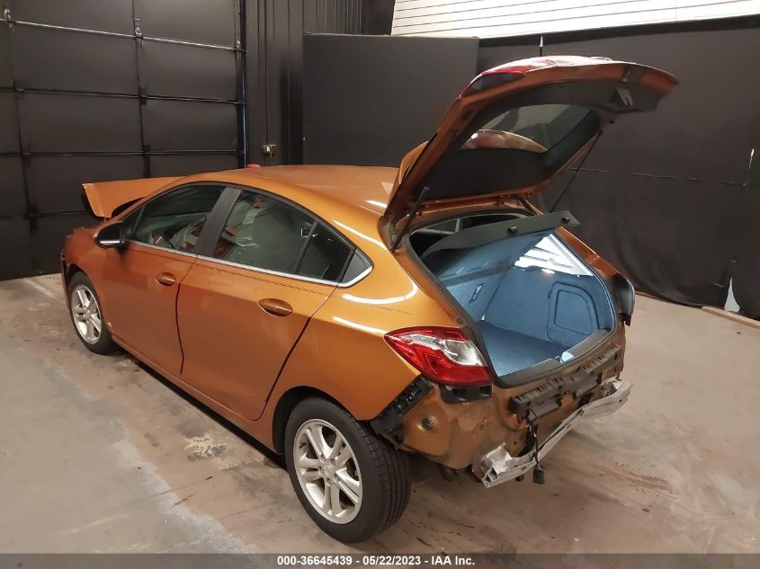 2017 CHEVROLET CRUZE LT - 3G1BE6SM7HS615963