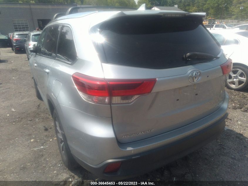 2018 TOYOTA HIGHLANDER SE/XLE - 5TDJZRFH1JS543819
