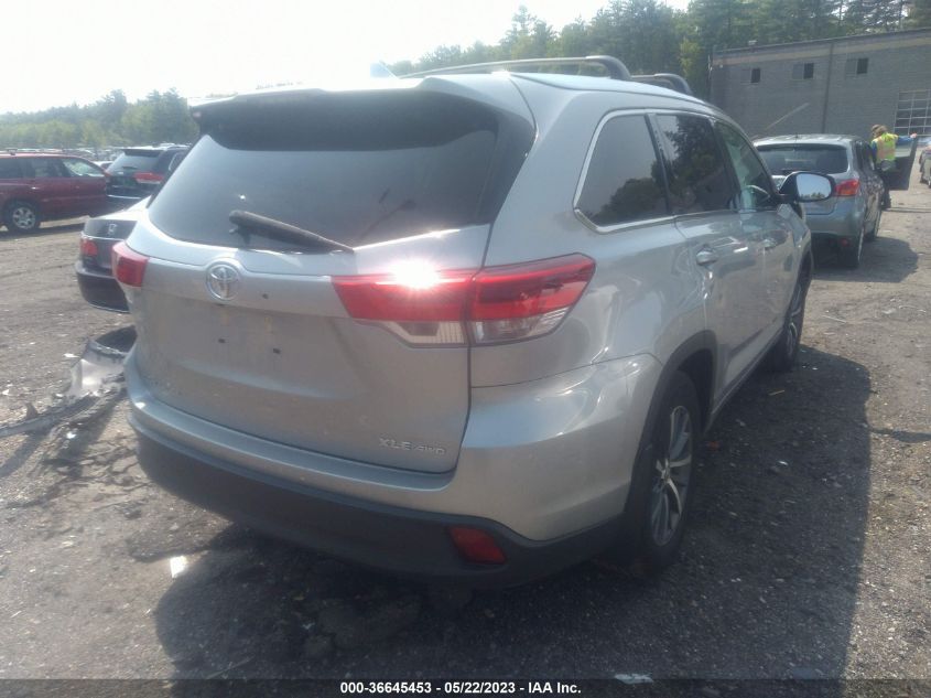 2018 TOYOTA HIGHLANDER SE/XLE - 5TDJZRFH1JS543819