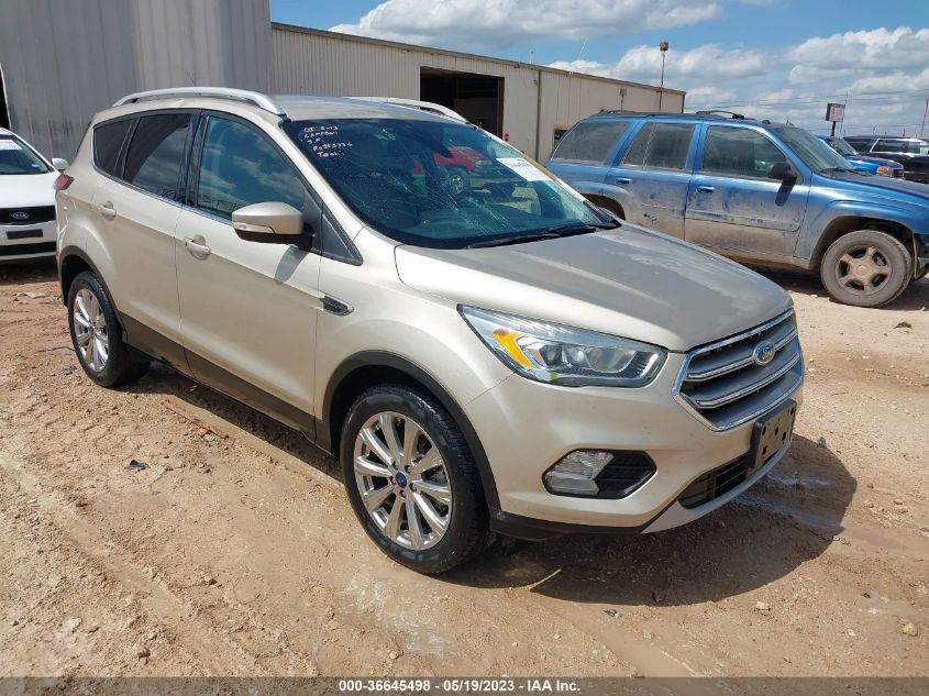 2017 FORD ESCAPE TITANIUM - 1FMCU0J94HUA32092