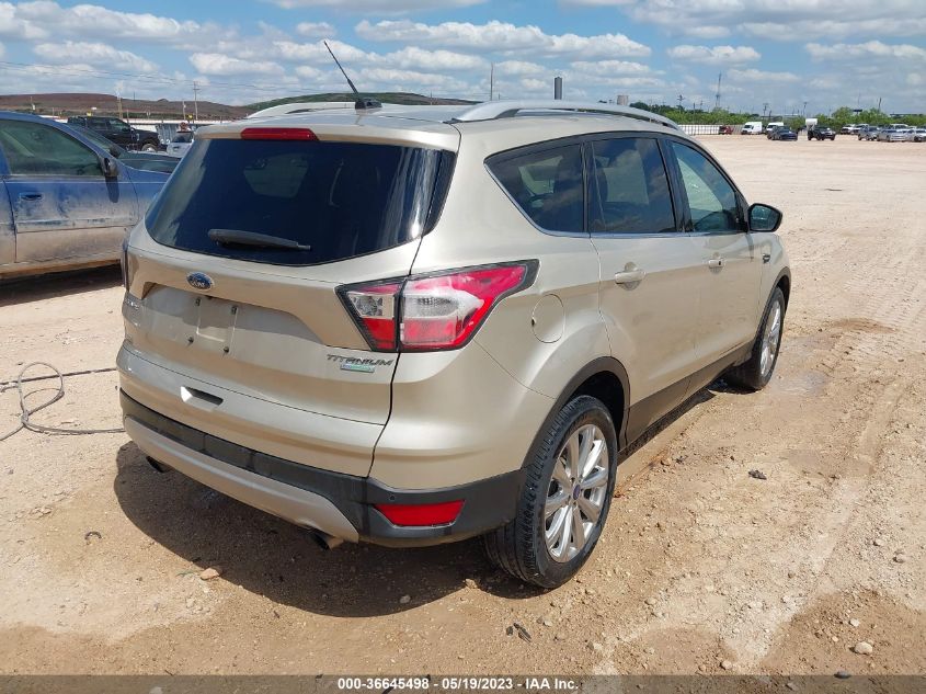 2017 FORD ESCAPE TITANIUM - 1FMCU0J94HUA32092