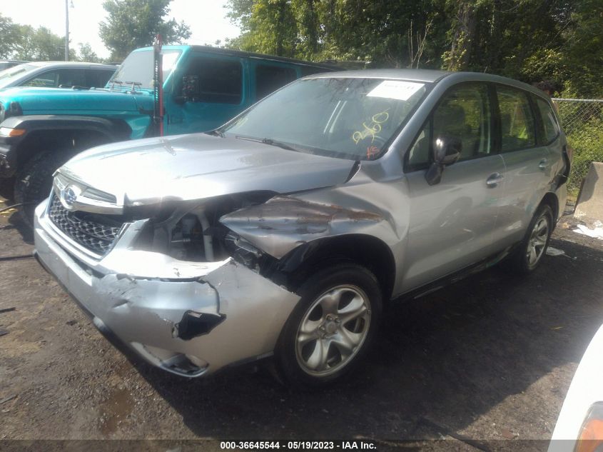 2015 SUBARU FORESTER 2.5I - JF2SJAAC5FG591285