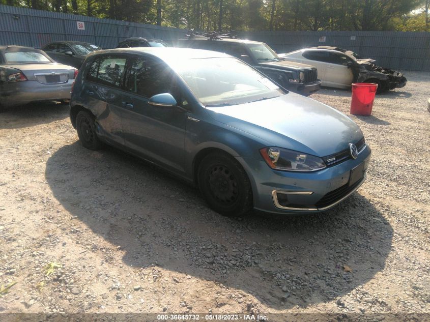 2015 VOLKSWAGEN E-GOLF LIMITED EDITION - WVWKP7AU6FW906383