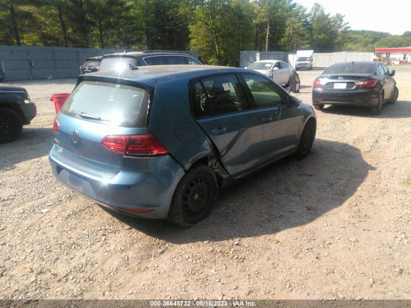 2015 VOLKSWAGEN E-GOLF LIMITED EDITION - WVWKP7AU6FW906383