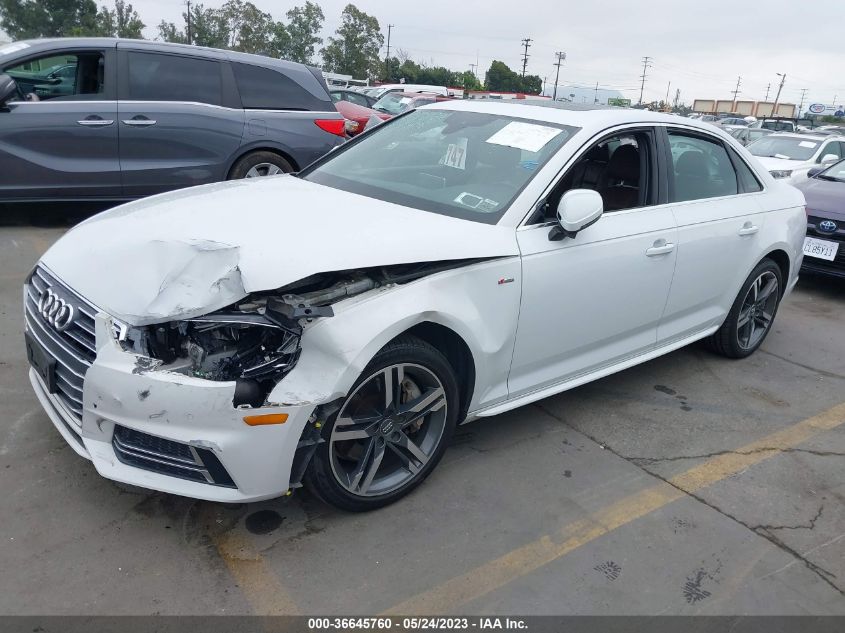 2017 AUDI A4 PREMIUM PLUS - WAUENAF40HN017593