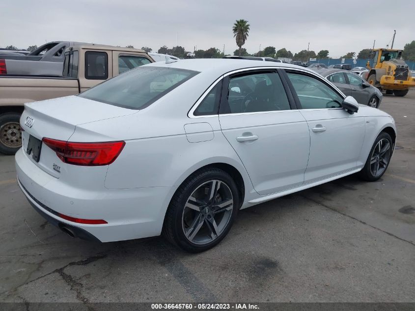 2017 AUDI A4 PREMIUM PLUS - WAUENAF40HN017593