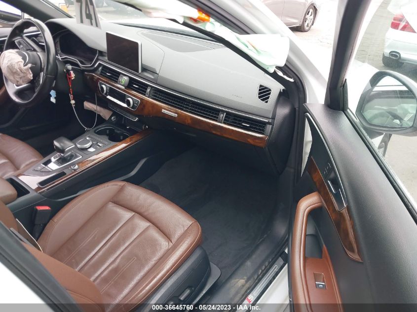 2017 AUDI A4 PREMIUM PLUS - WAUENAF40HN017593